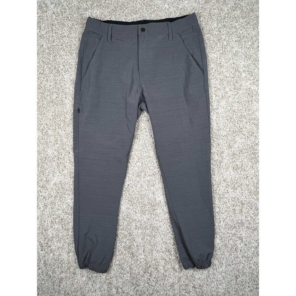 BYLT Premium Basics Jogger Pants Mens 33 Gray Performance Stretch